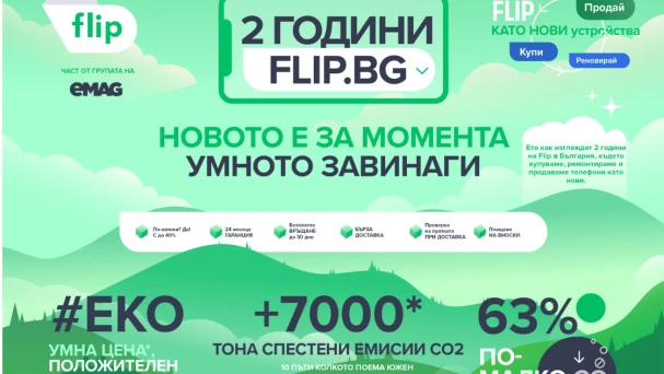Două ani de Flip în Bulgaria: Nou este pentru moment, inteligent este pentru totdeauna