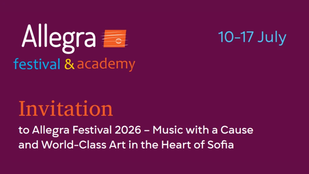 CCBR este Partener al Festivalului Internațional de Muzică Clasică Allegra